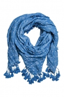 HM   Cotton scarf with tassels