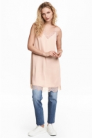 HM   Slip dress with lace