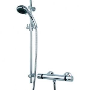 Wickes  Wickes Rayo Thermostatic Mixer Shower Chrome