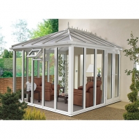 Wickes  Wickes Edwardian Conservatory E12 Full Height White 4630 x 3