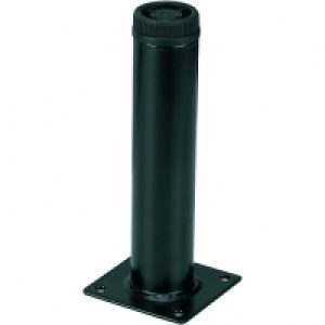 Round Furniture Leg Black 32 x 150mm Interior