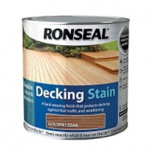 Ronseal Ultra Tough Deck Stain Golden Cedar 2.5L £24.99