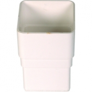 Wickes White Squareline Downpipe Connector £1.86