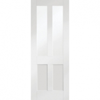 Wickes  XL Victorian/Malton Internal White Primed Door with Clear Fl