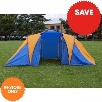 JTF  Kingfisher 4 Person 2 Bedroom Camping Tent