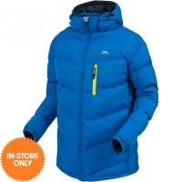 JTF  Trespass Blustery Coat Electric Blue Mens