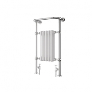 Wickes  Wickes Etiquette Designer Towel Radiator - Chrome/White 1510