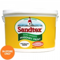 JTF  Sandtex Masonry Paint PB White 7.5L
