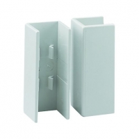 Wickes  Wickes Mini Trunking Coupler White 16 x 16mm 2 Pack