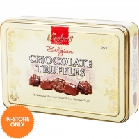 JTF  Walkers Belgian Chocolate Truffles Tin 240g