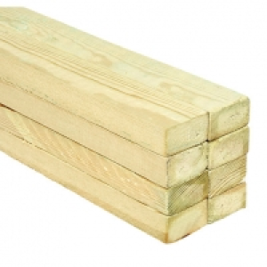 Wickes Treated Roof Batten 25 x 50 x 3600mm Pack 8 &pound;27.67