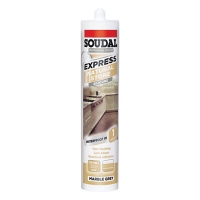 Wickes  Soudal Express Natural Stone Silicone Sealant Marble Grey 30