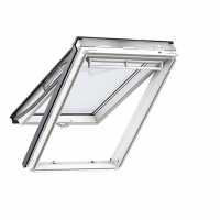 Wickes  VELUX GPU MK04 0060 Roof Window White Top Hung Clear Glass 9