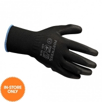 JTF  Portwest Black Glove Palm PU L