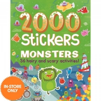 JTF  Monsters Activity Book 2000 Stickers