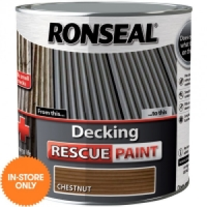 Ronseal Decking Rescue Paint Chestnut 2.5L £23.99