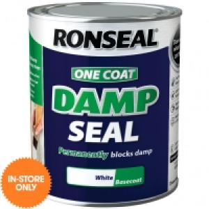 Ronseal Damp Seal One Coat White 750ml £11.99