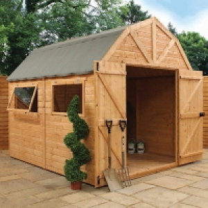 Mercia Premium Shiplap Dutch Barn Shed - 10 x 8 ft - with As