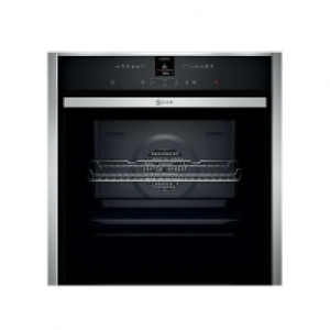 Wickes  Neff B57CR22N0B Single Multifunction Pyrolytic Oven Black Wi