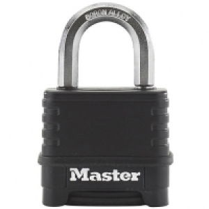 Master Lock Excell M178EURD 4 Digit Resettable Zinc Black Pa
