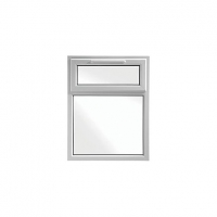 Wickes  Wickes Upvc A Rated Casement Window White 905 x 1160mm Top H