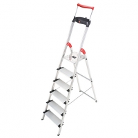 Wickes  Hailo Xxr 6 Tread Step Ladder with Extra Wide Tread and Exte