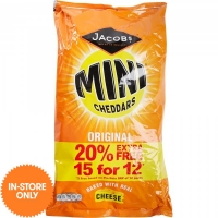 JTF  Mini Cheddars Original 15 for 12 Pack