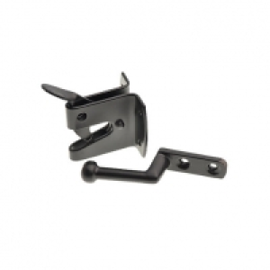 Wickes  Wickes Heavy Duty Auto Gate Latch Black 150mm