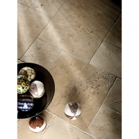 Wickes  Wickes Sicilian White Tumbled Travertine Opus Wall & Floor T