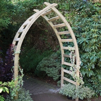 Wickes  Forest Garden Whitby Gothic Slatted Arch - 1540 x 760 mm