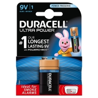 Wilko  Duracell Ultra Power Battery 6LR61 9V Single