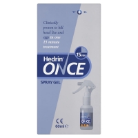 Wilko  Hedrin Head Lice Spray Gel 60ml