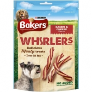 Bakers Whirlers - Tasty Bacon & Cheese Flavour 175g &pound;1.19