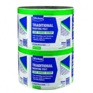 Wickes Traditional Green Cap Sheet Strip 250mmx10m £15.99