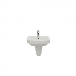 Wickes Phoenix Square Basin with Semi Pedestal 600mm £110.00