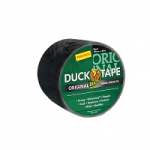 Duck Tape Original Black 50mm x 25m Twin Pack £14.99