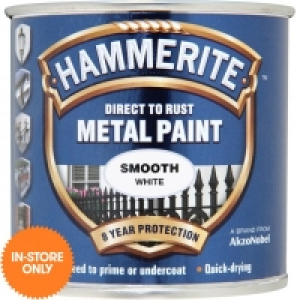 Hammerite Metal Paint Smooth White 750ml £15.59