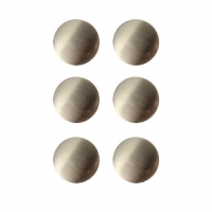 Wickes Victorian Knobs Brushed Nickel Finish 38mm 6 Pack £16.99