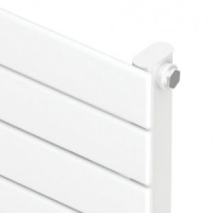 QRL Slieve Single Panel Horizontal Designer Radiator - White