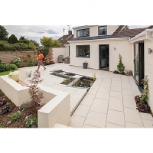 Marshalls Symphony Smooth Barley Paving Patio Pack - 16.16 m