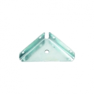 Wickes 63mm Zinc Plated Flange Bracket Pack 4