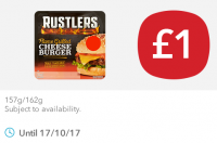 Cooperative Food  Rustlers Cheeseburger Standard/Barbecue Rib Price Marked Pac