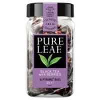 Tesco  Pure Leaf Black Tea With Berry 16S Pyramid Teabag 32G