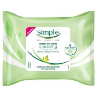Tesco  Simple Kind To Skin Cleansing Face Wipes 25 Pack