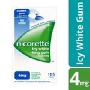 Nicorette Icy White Nicotine Gum Suga £10.00