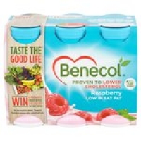 Morrisons  Benecol Raspberry Smooth Yogurt Drinks