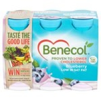 Morrisons  Benecol Blueberry Smooth Yogurt Drinks