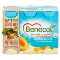 Morrisons  Benecol Peach & Apricot Smooth Yogurt Dr