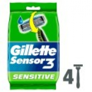 Sensor 3 Sensitive Disposable Razors &pound;2.50
