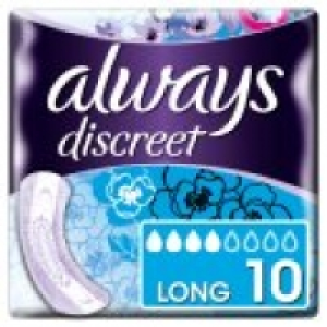 Discreet Incontinence Pads+ Long For Sensitive Bladder £2.00